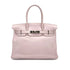 HERMES BIRKIN 30 ROSE DRAGEE SWIFT HAND BAG 2007 SQUARE K PALLADIUM HARDWARE 90324133