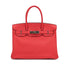 HERMES BIRKIN 30 ROSE JAIPUR TAURILLON CLEMENCE HAND BAG 2012 SQUARE P PALLADIUM HARDWARE 90313330
