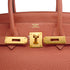 HERMES BIRKIN 30 ROSY TOGO HAND BAG 2013 SQUARE Q GOLD HARDWARE 90339936
