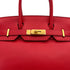 HERMES BIRKIN 30 ROUGE DE COEUR EVERCOLOR HAND BAG 2019 D STAMP GOLD HARDWARE 90314765