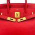 HERMES BIRKIN 30 ROUGE DE COEUR EVERCOLOR HAND BAG 2019 D STAMP GOLD HARDWARE 90314765