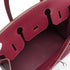 HERMES BIRKIN 30 ROUGE GRENAT EPSOM HAND BAG 2010 SQUARE N PALLADIUM HARDWARE 90337652