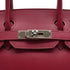 HERMES BIRKIN 30 ROUGE GRENAT EPSOM HAND BAG 2010 SQUARE N PALLADIUM HARDWARE 90337652
