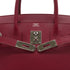HERMES BIRKIN 30 ROUGE GRENAT EPSOM HAND BAG 2010 SQUARE N PALLADIUM HARDWARE 90337652