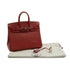 HERMES BIRKIN 25 SIENNE VEAU EPSOM HAND BAG 2009 SQUARE M PALLADIUM HARDWARE 90342406