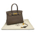 HERMES BIRKIN 30 TAUPE TOGO HAND BAG 2013 SQUARE Q GOLD HARDWARE 90327247