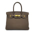 HERMES BIRKIN 30 TAUPE TOGO HAND BAG 2013 SQUARE Q GOLD HARDWARE 90327247