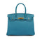 HERMES BIRKIN 30 TURQUOISE TOGO HAND BAG 2014 SQUARE R GOLD HARDWARE 90331244
