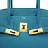 HERMES BIRKIN 30 TURQUOISE TOGO HAND BAG 2014 SQUARE R GOLD HARDWARE 90331244