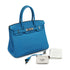 HERMES BIRKIN 30 VERSO BLEU ZANZIBAR MALACHITE TOGO HAND BAG 2017 A STAMP PALLADIUM HARDWARE 90334121