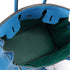 HERMES BIRKIN 30 VERSO BLEU ZANZIBAR MALACHITE TOGO HAND BAG 2017 A STAMP PALLADIUM HARDWARE 90334121