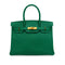 HERMES BIRKIN 30 VERT VERTIGO EPSOM HAND BAG 2017 A STAMP GOLD HARDWARE 90348540