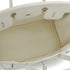 HERMES BIRKIN 30 WHITE COUCHEVEL HAND BAG 2002 SQUARE F PALLADIUM HARDWARE 90331805