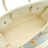 HERMES BIRKIN 30 WHITE TAURILLON CLEMENCE HAND BAG 2011 SQUARE O GOLD HARDWARE 90342570