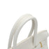 HERMES BIRKIN 30 WHITE TAURILLON CLEMENCE HAND BAG 2016 X STAMP PALLADIUM HARDWARE 90331407