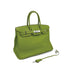 HERMES BIRKIN 35 ANIS GREEN SWIFT HAND BAG 2006 SQUARE J PALLADIUM HARDWARE 90312705