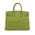 HERMES BIRKIN 35 ANIS GREEN SWIFT HAND BAG 2006 SQUARE J PALLADIUM HARDWARE 90312705