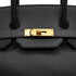 HERMES BIRKIN 35 BLACK ARDENNES HAND BAG 1996 CIRCLE Z GOLD HARDWARE 90334499