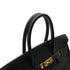 HERMES BIRKIN 35 BLACK ARDENNES HAND BAG 1996 CIRCLE Z GOLD HARDWARE 90343858
