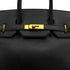 HERMES BIRKIN 35 BLACK ARDENNES HAND BAG 1997 SQUARE A GOLD HARDWARE 90315619