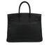 HERMES BIRKIN 35 BLACK ARDENNES HAND BAG 1997 SQUARE A GOLD HARDWARE 90334130