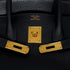 HERMES BIRKIN 35 BLACK ARDENNES HAND BAG 1997 SQUARE A GOLD HARDWARE 90345057
