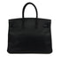 HERMES BIRKIN 35 BLACK ARDENNES HAND BAG 1998 SQUARE B GOLD HARDWARE 90318615