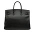 HERMES BIRKIN 35 BLACK ARDENNES HAND BAG 2002 SQUARE F GOLD HARDWARE 90328122