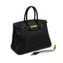 HERMES BIRKIN 35 BLACK ARDENNES HAND BAG GOLD HARDWARE 90327985