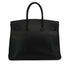 HERMES BIRKIN 35 BLACK ARDENNES HAND BAG GOLD HARDWARE 90327985