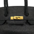 HERMES BIRKIN 35 BLACK OSTRICH HAND BAG 1997 SQUARE A GOLD HARDWARE 90324742