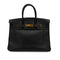 HERMES BIRKIN 35 BLACK TOGO HAND BAG 1996 CIRCLE Z GOLD HARDWARE 90347760