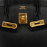 HERMES BIRKIN 35 BLACK TOGO HAND BAG 1996 CIRCLE Z GOLD HARDWARE 90347760