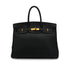 HERMES BIRKIN 35 BLACK TOGO HAND BAG 2000 SQUARE D GOLD HARDWARE 90338294