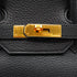 HERMES BIRKIN 35 BLACK TOGO HAND BAG 2000 SQUARE D GOLD HARDWARE 90338294