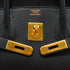 HERMES BIRKIN 35 BLACK TOGO HAND BAG 2000 SQUARE D GOLD HARDWARE 90338294