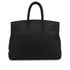 HERMES BIRKIN 35 BLACK TOGO HAND BAG 2002 SQUARE F PALLADIUM HARDWARE 90347757