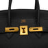 HERMES BIRKIN 35 BLACK TOGO HAND BAG 2003 SQUARE G GOLD HARDWARE 90340160