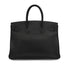 HERMES BIRKIN 35 BLACK TOGO HAND BAG 2004 SQUARE H PALLADIUM HARDWARE 90341158