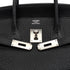 HERMES BIRKIN 35 BLACK TAURILLON CLEMENCE HAND BAG 2004 SQUARE H PALLADIUM HARDWARE 90350346