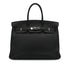 HERMES BIRKIN 35 BLACK TOGO HAND BAG 2007 SQUARE K PALLADIUM HARDWARE 90331854
