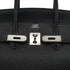 HERMES BIRKIN 35 BLACK TOGO HAND BAG 2007 SQUARE K PALLADIUM HARDWARE 90331854