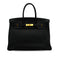 HERMES BIRKIN 35 BLACK TOGO HAND BAG 2012 SQUARE P GOLD HARDWARE 90335900