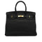 HERMES BIRKIN 35 BLACK TOGO HAND BAG 2014 SQUARE R GOLD HARDWARE 90335829