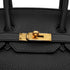 HERMES BIRKIN 35 BLACK TOGO HAND BAG 2014 SQUARE R GOLD HARDWARE 90335829