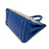 HERMES BIRKIN 35 BLUE FRANCE VEAU GULLIVER VIBRATO HAND BAG 2002 SQUARE F GOLD HARDWARE 90319534