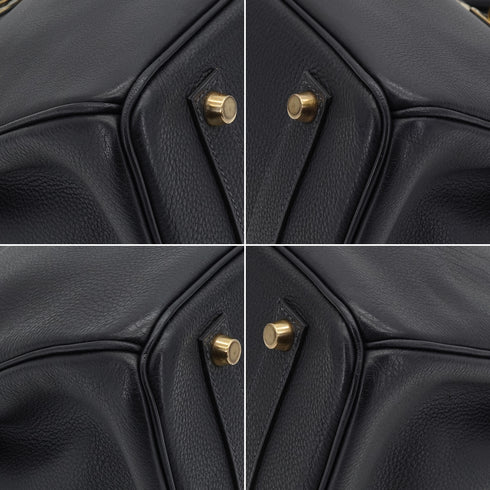 HERMES BIRKIN 35 BLUE INDIGO TOGO HAND BAG 2000 SQUARE D GOLD HARDWARE 90335290