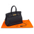 HERMES BIRKIN 35 BLUE INDIGO TOGO HAND BAG 2005 SQUARE I GOLD HARDWARE 90326674