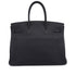 HERMES BIRKIN 35 BLUE INDIGO TOGO HAND BAG 2005 SQUARE I GOLD HARDWARE 90326674
