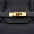 HERMES BIRKIN 35 BLUE INDIGO TOGO HAND BAG 2005 SQUARE I GOLD HARDWARE 90326674